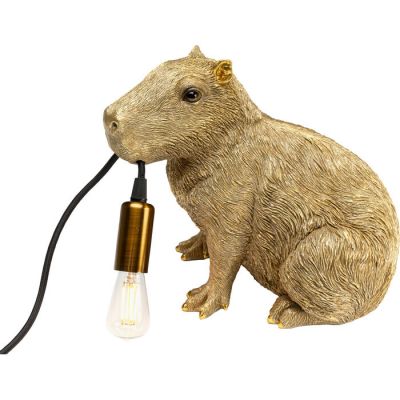 Лампа настільна KARE DESIGN Animal Capybara , 24 см, (золотий) 58207 у Києві купити kare-design меблі світло декор
