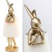 Лампа настольная Animal Rabbit Gold 88cm