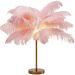 Настільна лампа Feather Palm Pink 60cm