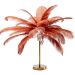 Настольная лампа Feather Palm Rusty Red  60cm