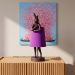Лампа настольная Animal Rabbit Red/Purple 50cm