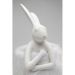 Лампа настольная Animal Rabbit Fur White/Silver 50cm