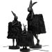 Лампа настольная Animal Rabbit Fur Black/Gold 68cm