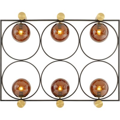 Світильник настінний KARE DESIGN Balance Circle, 96x122 см, (чорно-золотий) 56690 в Киеве купить kare-design мебель свет декор