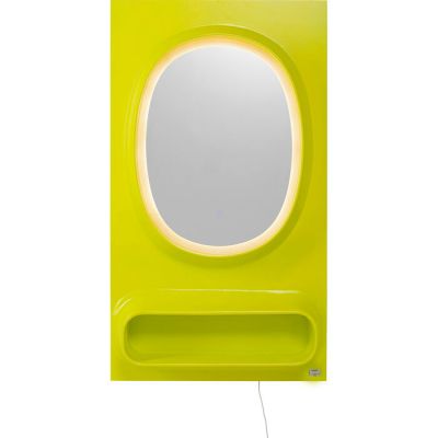 Дзеркало з освітленням прямокутне  KARE DESIGN Aero LED Green, 80x141cм, (зелений) 70842 у Києві купити kare-design меблі світло декор