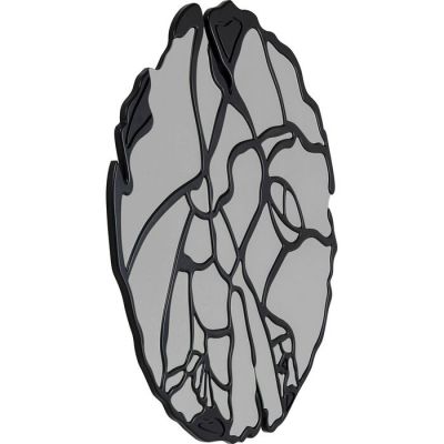 Дзеркало настінне фігурне KARE DESIGN Pieces Matt Black, d:100, (чорний) 85902 у Києві купити kare-design меблі світло декор
