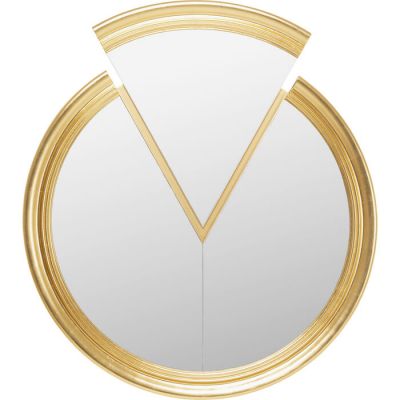 Дзеркало настінне фігурне KARE DESIGN Double Vision Round Piece, 112x100 см, (золотий) 70023 у Києві купити kare-design меблі світло декор