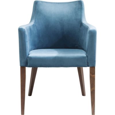 Стілець з підлокітниками KARE DESIGN Mode Velvet , (синій) 82469 в Киеве купить kare-design мебель свет декор