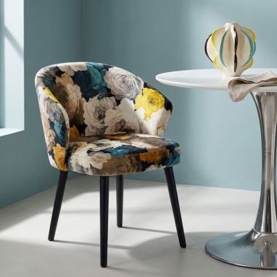 Стілець з підлокотниками KARE DESIGN Peony Flower Yellow, (різнокольоровий) 84684 у Києві купити kare-design меблі світло декор