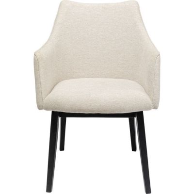 Стілець з підлокотниками KARE DESIGN Modino Cream, (бежевий) 86394 у Києві купити kare-design меблі світло декор