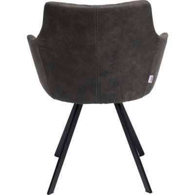 Стілець з підлокотниками KARE DESIGN Coco Anthracite, (сірий) 86234 у Києві купити kare-design меблі світло декор