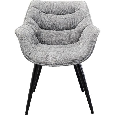 Стул с подлокотником Thelma Melange Grey 87725 в Киеве купить kare-design мебель свет декор