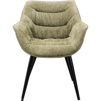 Стул с подлокотником Thelma Melange Green 87726 в Киеве купить kare-design мебель свет декор