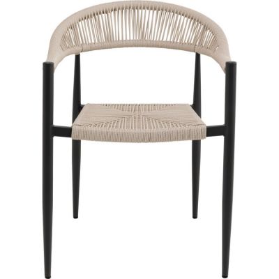 Стілець з підлокітниками Armrest Palma Creme, (кремовий) 88054 у Києві купити kare-design меблі світло декор