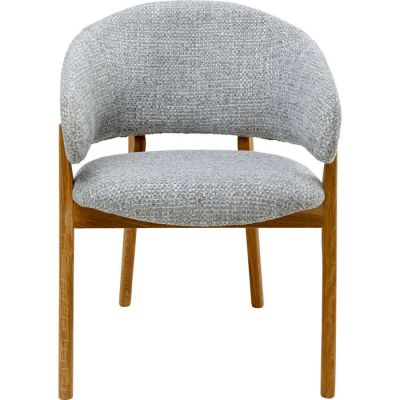 Стілець з підлокітниками August Blue Melange, (синій) 71371 в Киеве купить kare-design мебель свет декор
