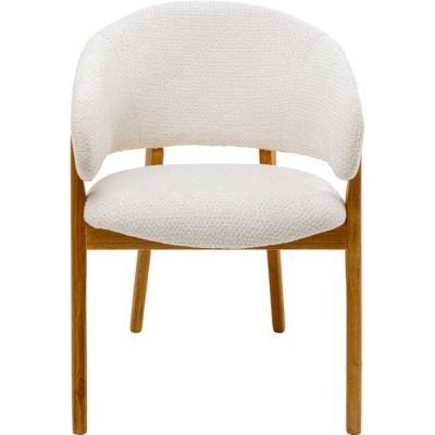 Стілець з підлокітниками August Ecru Melange, (білий) 71373 в Киеве купить kare-design мебель свет декор