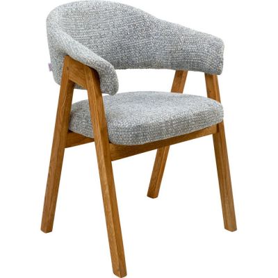Стільць з підлокітниками Jonte Boucle Blue, (блакитний) 71374 в Киеве купить kare-design мебель свет декор