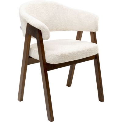 Стілець з підлокітниками Jonte Boucle Ecru, (білий) 71377 в Киеве купить kare-design мебель свет декор