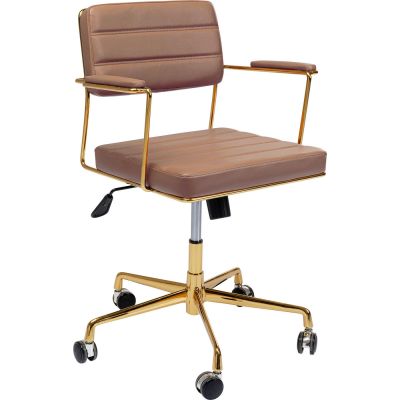 Офісне крісло Dottore Brown Gold 85288 у Києві купити kare-design меблі світло декор