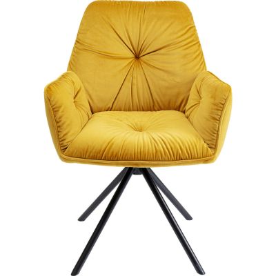 Поворотний стілець Mila Yellow 84712 у Києві купити kare-design меблі світло декор