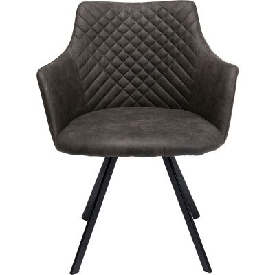 Поворотний стілець Coco Anthracite 86234 у Києві купити kare-design меблі світло декор