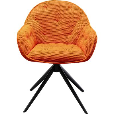 Вращающийся стул Carlito Mesh Orange 87680 в Киеве купить kare-design мебель свет декор