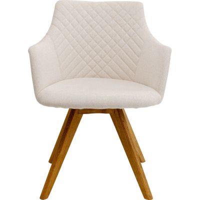 Стілець обертовий з підлокітниками KARE DESIGN Coco Wood Cat Ind., (бежевий) 29001 в Киеве купить kare-design мебель свет декор