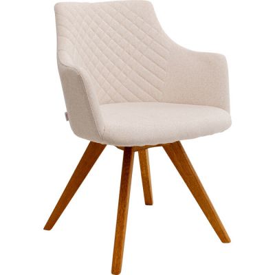 Стілець обертовий з підлокітниками KARE DESIGN Coco Wood Cat Ind., (бежевий) 29001 у Києві купити kare-design меблі світло декор