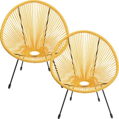 Кресло Acapulco 2/Set Yellow 47418 в Киеве купить kare-design мебель свет декор