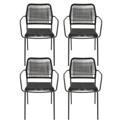 Стілець Madagascar Black 4/Set, (чорний) 40435 в Киеве купить kare-design мебель свет декор