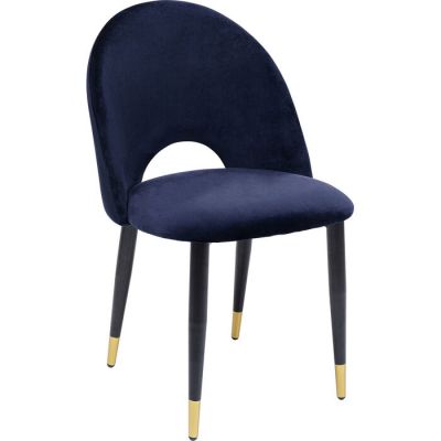 Стілець без підлокітників  KARE DESIGN Iris Velvet Blue (2/Set), (синій) 80083 в Киеве купить kare-design мебель свет декор