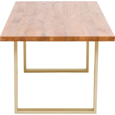 Стіл обідній прямокутний KARE DESIGN Jackie Oak Brass, 160х80 см, (коричневий) 84591 в Киеве купить kare-design мебель свет декор