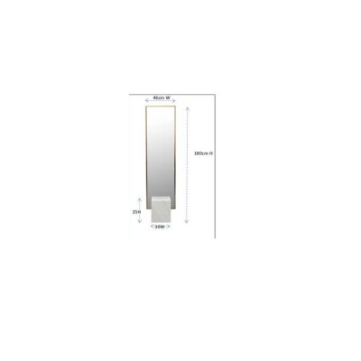 Напольное зеркало Hulda Black 46x180cm 87780 в Киеве купить kare-design мебель свет декор