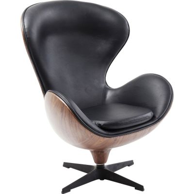 Поворотне крісло Loung Black Walnut 83346 у Києві купити kare-design меблі світло декор