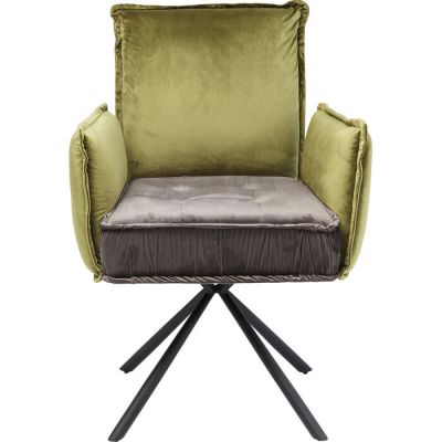 Крісло обертове KARE DESIGN Chelsea Green, (зелений) 83544 у Києві купити kare-design меблі світло декор