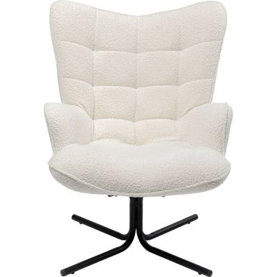 Поворотне крісло Oscar Boucle Cream 86866 у Києві купити kare-design меблі світло декор