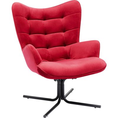 Вращающееся кресло Oscar Velvet Red 86361 в Киеве купить kare-design мебель свет декор