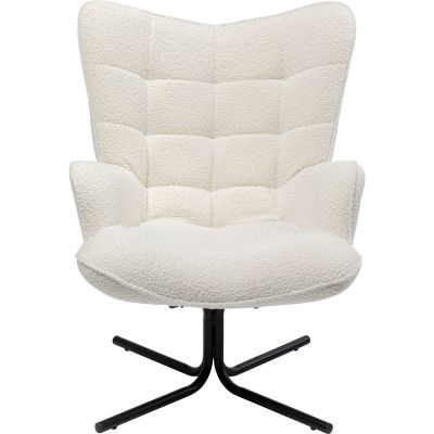 Вращающееся кресло Oscar Boucle Cream 86866 в Киеве купить kare-design мебель свет декор