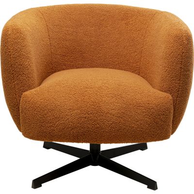 Поворотне крісло Peony Fuzzy Brown 87173 у Києві купити kare-design меблі світло декор