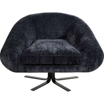 Крісло обертове KARE DESIGN Ciao Midnight, (сірий) 87498 у Києві купити kare-design меблі світло декор