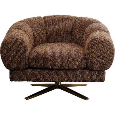 Крісло обертове KARE DESIGN Janno Brown, (коричневий) 87892 у Києві купити kare-design меблі світло декор