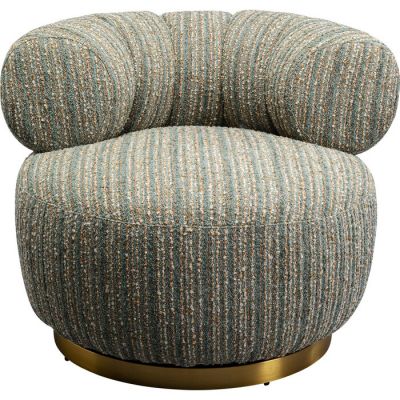 Крісло обертове KARE DESIGN Couture Stripes Blue, (різнокольоровий) 87894 в Киеве купить kare-design мебель свет декор