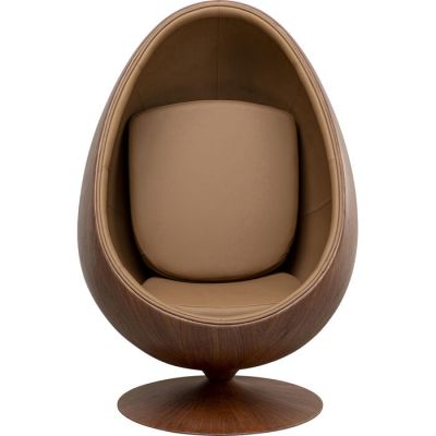 Крісло обертове KARE DESIGN Eye Ball Walnut, (коричневий) 70606 в Киеве купить kare-design мебель свет декор