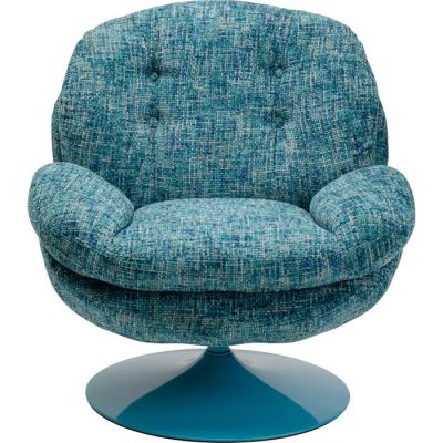Крісло обертове KARE DESIGN Cosy Blue, (синій) 70679 в Киеве купить kare-design мебель свет декор