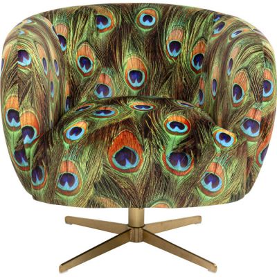 Крісло обертове KARE DESIGN Peony Peacock, (різнокольоровий) 71058 в Киеве купить kare-design мебель свет декор