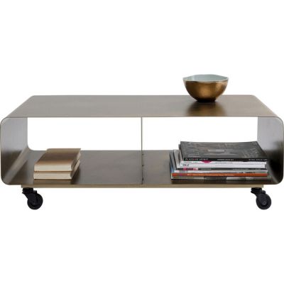 Тумба ТВ на коліщатах KARE DESIGN Lounge M Mobil Bronze, 90 см, (бронзовий) 85869 в Киеве купить kare-design мебель свет декор