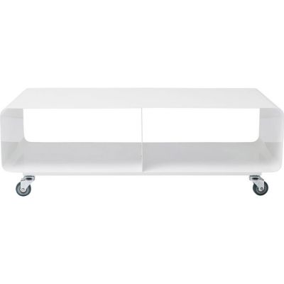 Тумба ТВ на коліщатах KARE DESIGN Lounge M Mobil White, 90 см, (білий) 70441 в Киеве купить kare-design мебель свет декор