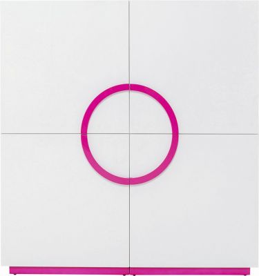 Шафа з полицями Tresor White Pink 160x166 cм 70868 у Києві купити kare-design меблі світло декор