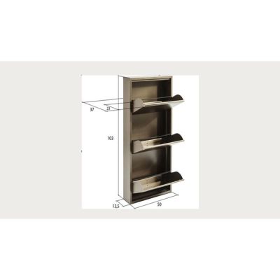 Шафа контейнер для взуття KARE DESIGN Caruso 3 Bronze (MO), 50х103 см, (бронзовий) 42547 у Києві купити kare-design меблі світло декор