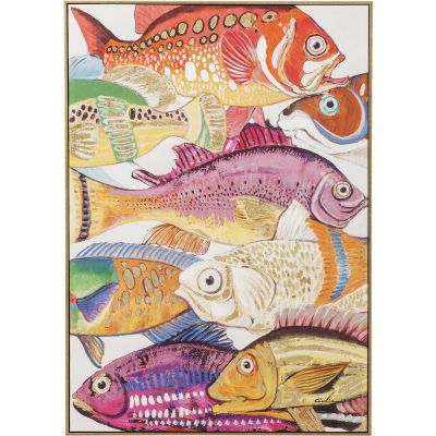 Картина Fish Meeting One 100х70см 60447 у Києві купити kare-design меблі світло декор